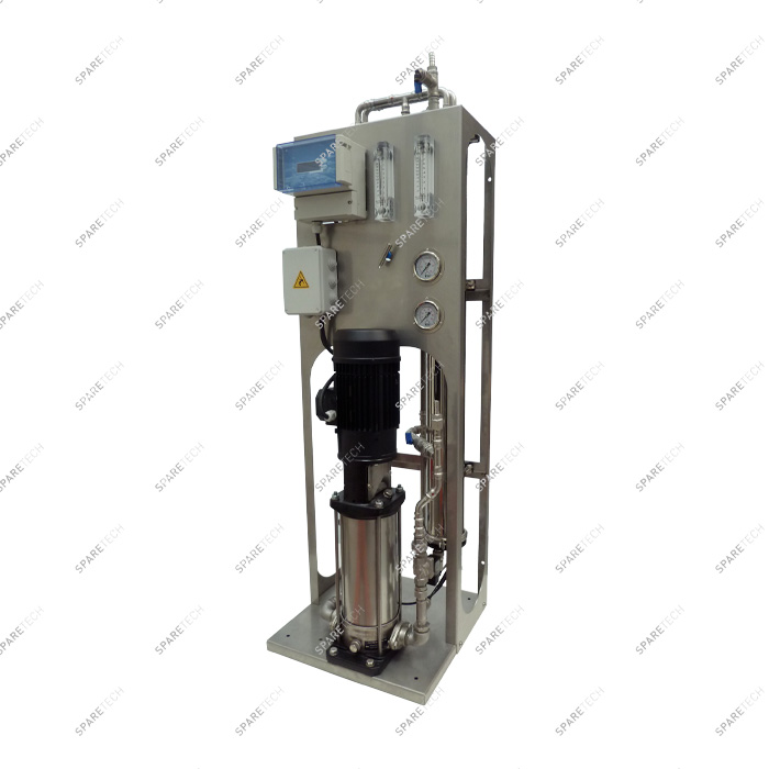 Osmoseur SPARELINE, 400L/h, 2 membranes 4040 +1 pompe verticale 380V